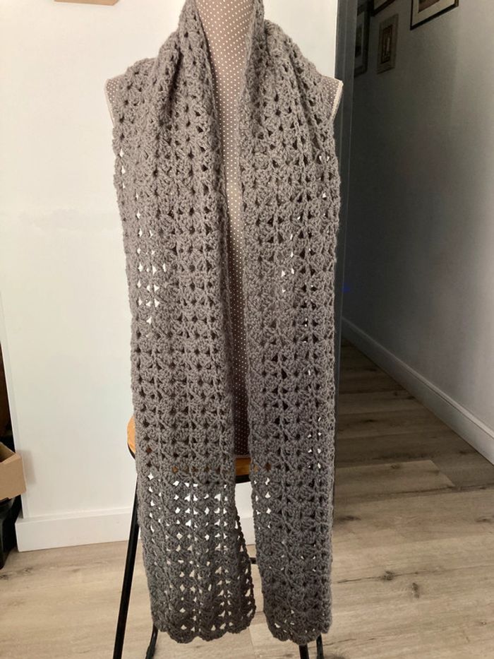 Écharpe crochet fait main - photo numéro 3