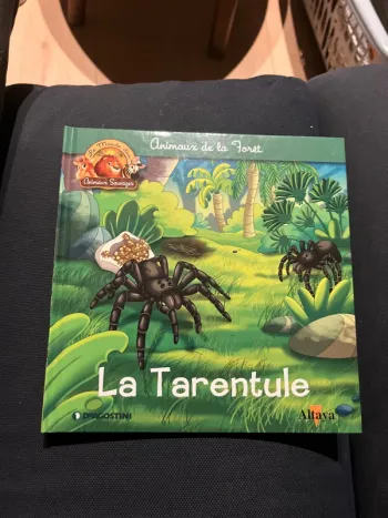 Livre pour enfants altaya la tarentule