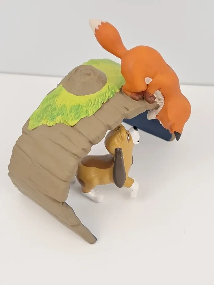 Figurines de Rox et Rouky de Walt Disney - photo numéro 2