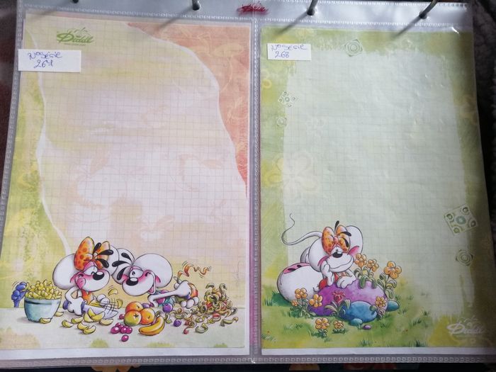 Lot(4) feuille diddl A5 à personnaliser - photo numéro 8