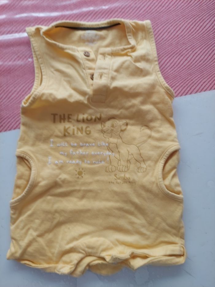 Combishort barboteuse 3mois