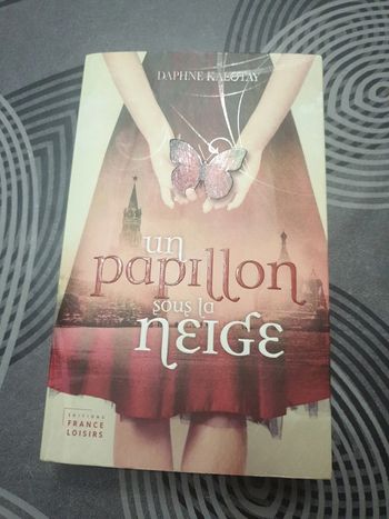Un papillon sous la neige