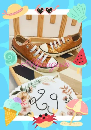 Baskets converse all star paillettes 29