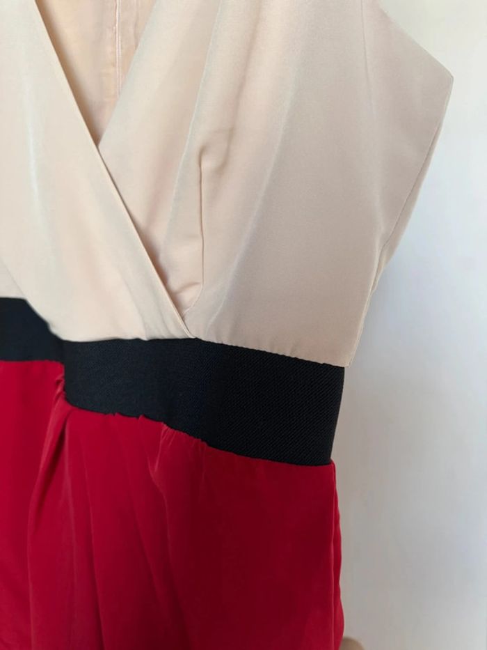 Robe beige et rouge 36 3 suisses collection - photo numéro 3