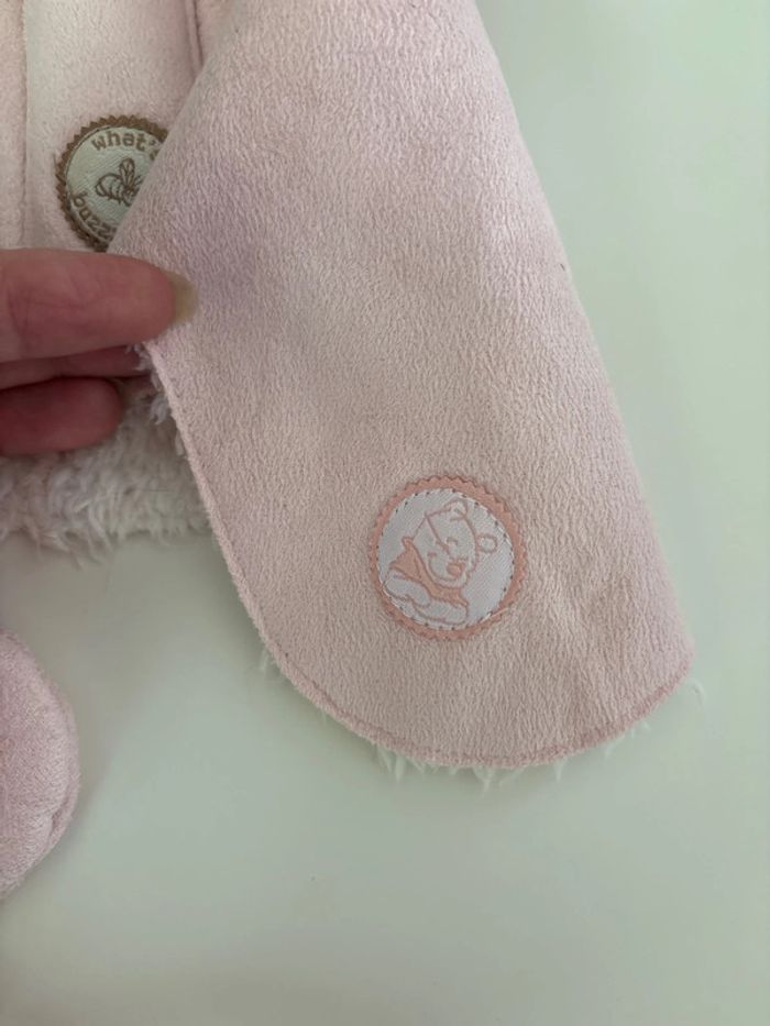 Ensemble bonnet moufles Winnie L’ourson- taille 1-3 mois - Disney - photo numéro 3
