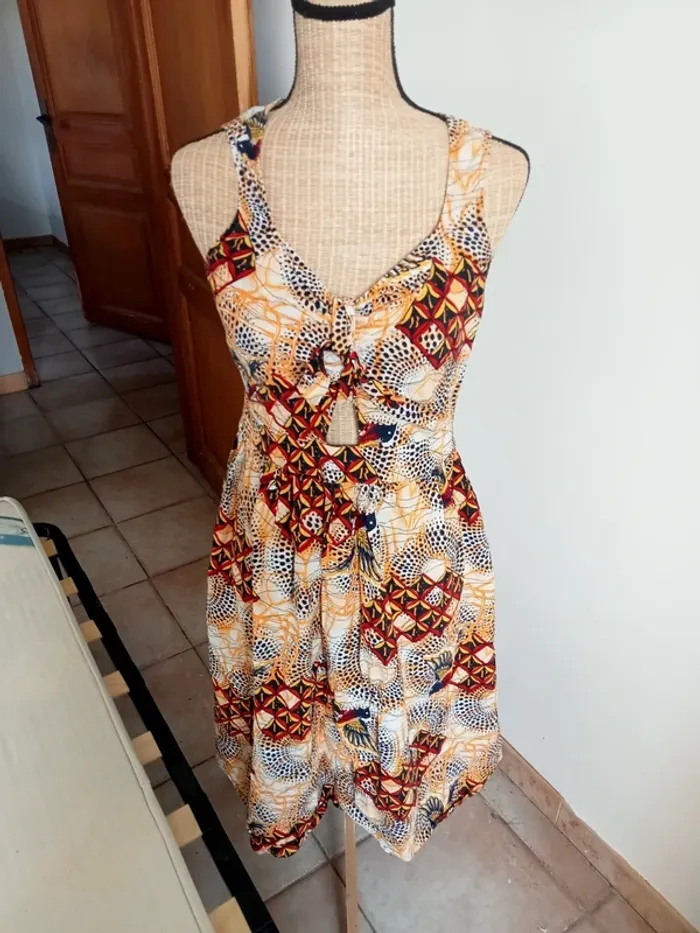 Robe imprimée wax