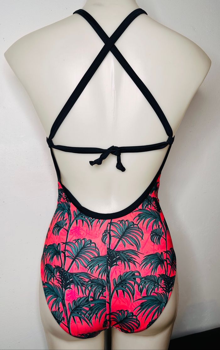 Maillot de bain rose palmiers - photo numéro 6