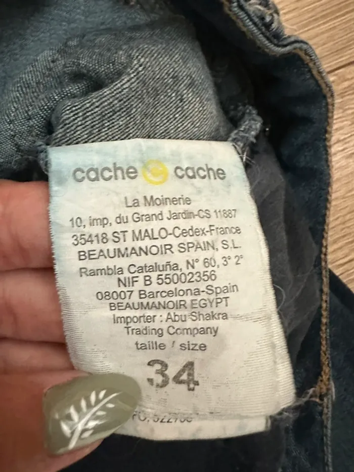 Jean cache cache taille 34 - photo numéro 3