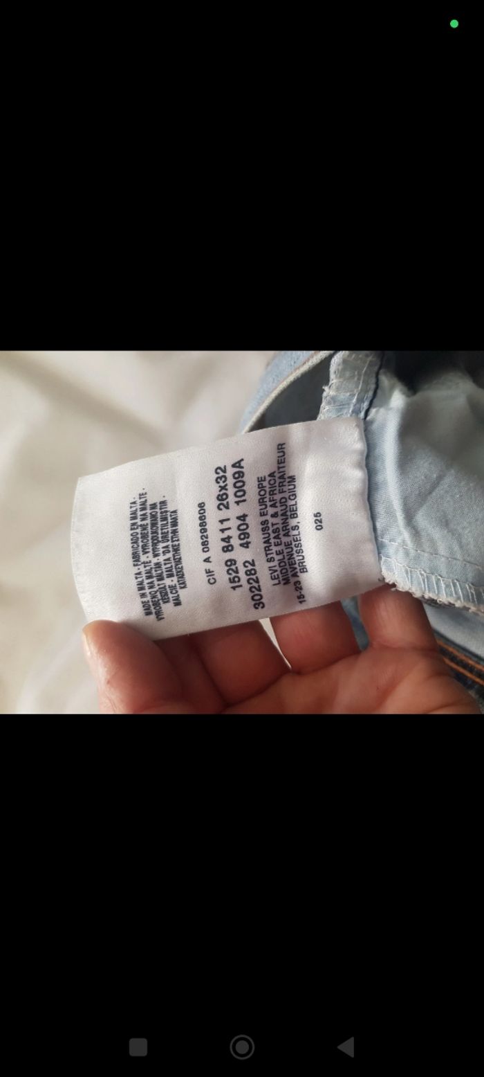 Jean bleu clair - Levi's - T32/34 - photo numéro 3