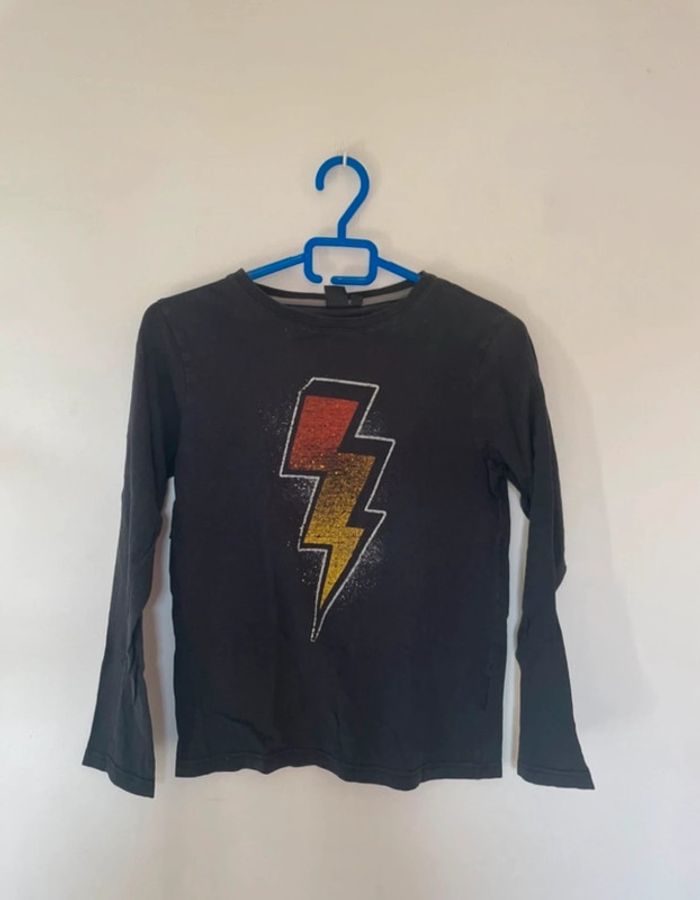 Lot de 2 tee shirts manches longues 12 ans garçon - photo numéro 5