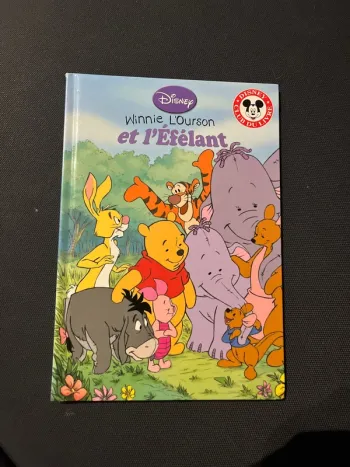 Livre pour enfants Disney Winnie l ourson et l efelant