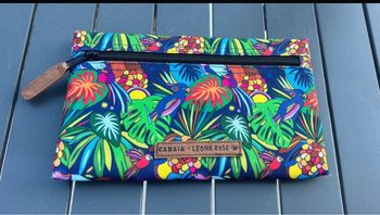 Pochette L Léona Rose Cabaïa