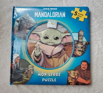 Livre puzzle star wars the mandalorian (5 puzzles sont inclus dans le livre)