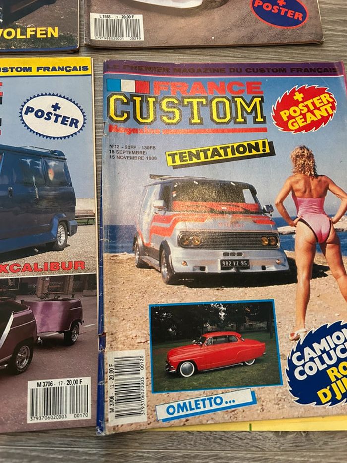 Lot 11 magazines France Custom Vintage - photo numéro 11