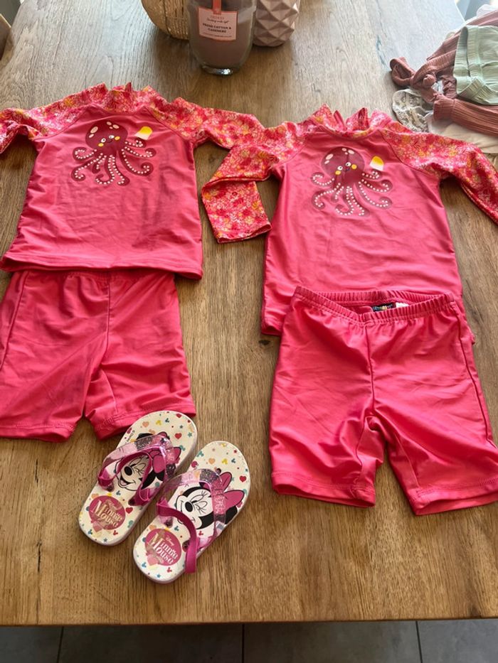 Lot maillot de bains 2/4 et 4/6 ans 🌸 - photo numéro 2