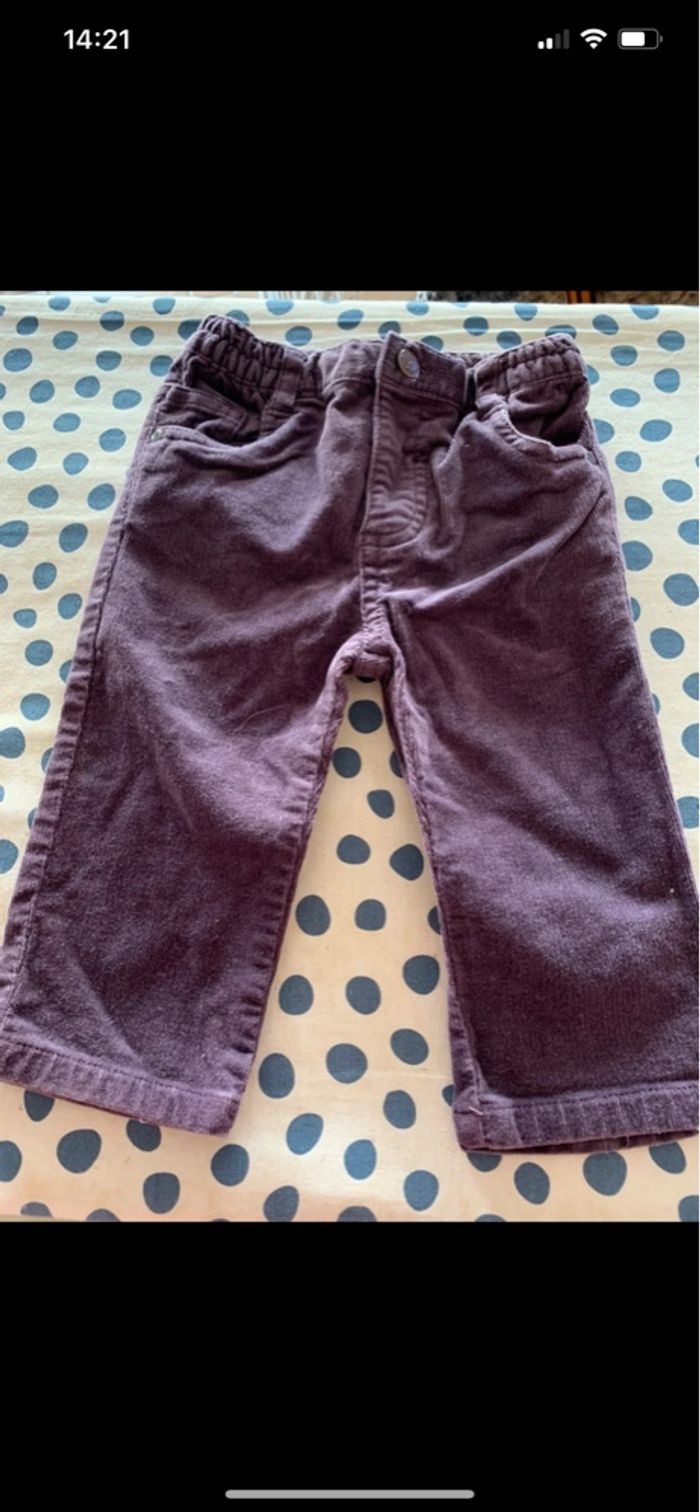 Pantalon velours bébé - photo numéro 2
