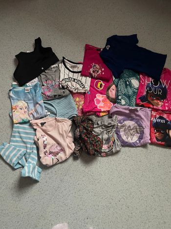 lot t-shirt fille 8 ans
