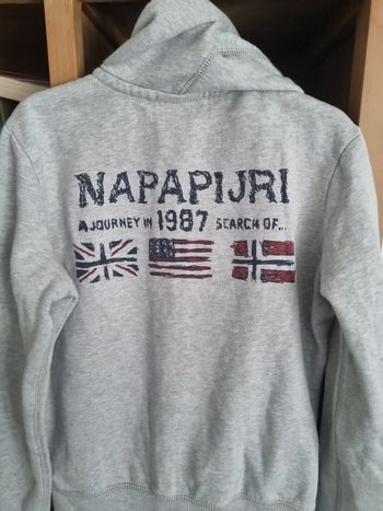 Sweat zippé Napapijri garçon  14 ans
