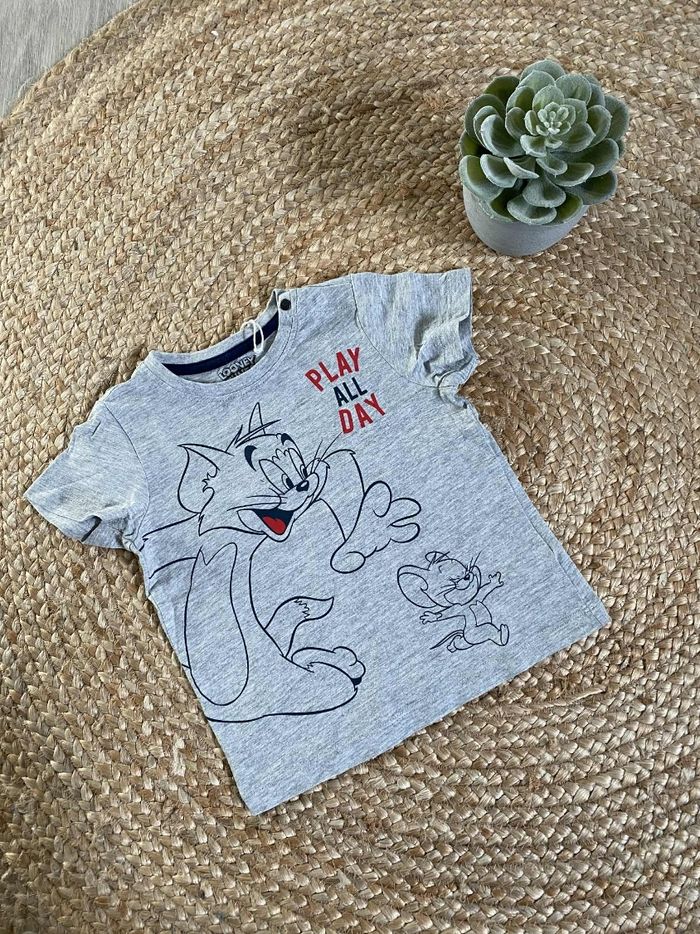 T-shirt mc looney tunes tom et jerry 23 mois orchestra