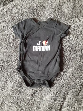 Body Manche courte  j'aime ma maman