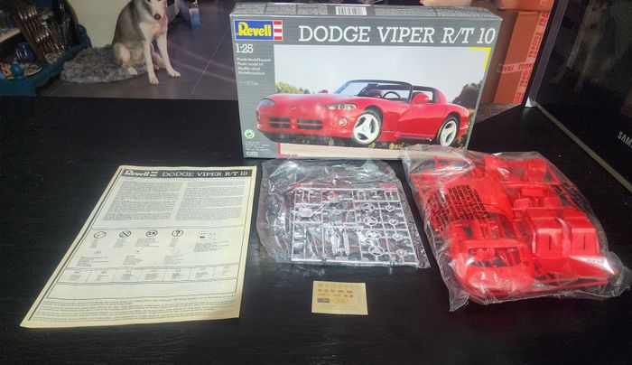 Kit revell 1/25 dodge viper r/t 10 ouvert complet (vintage 1992) - photo numéro 7