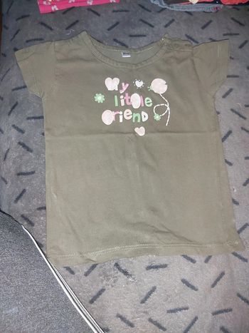 Tshirt kaki taille 86 zeeman