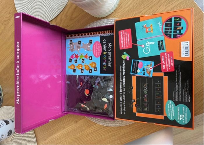 🎓 Lot éducatif Mon premier abécédaire à jouer + Ma première boîte à compter - photo numéro 3