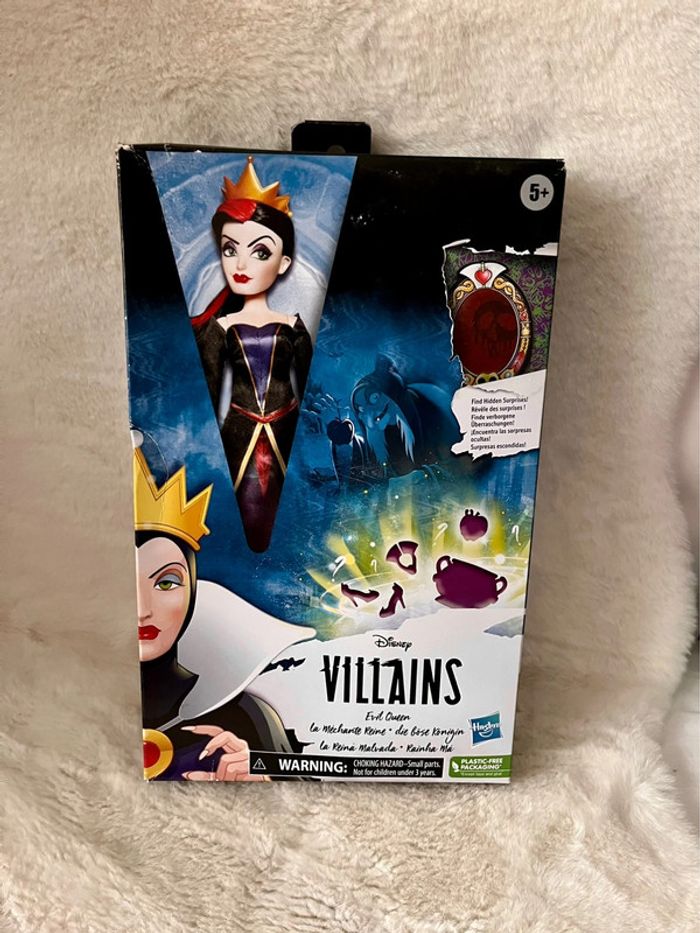 Poupée Méchante Reine Disney Villains 28 cm, Accessoires et tenue amovible, Disney Princesses