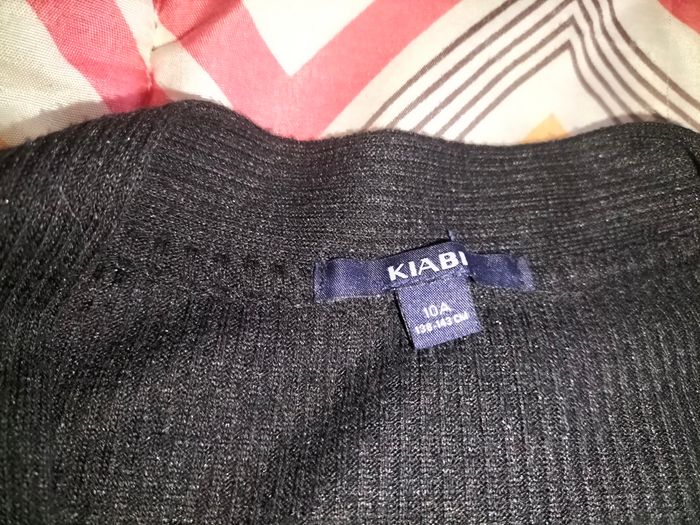 Gilet noir Kiabi 10 ans - photo numéro 2