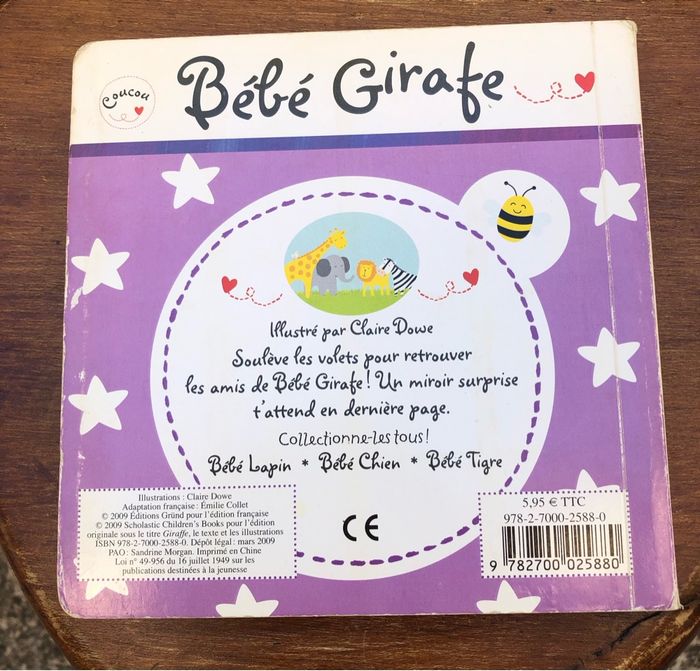 Livre Bébé Girafe - photo numéro 2