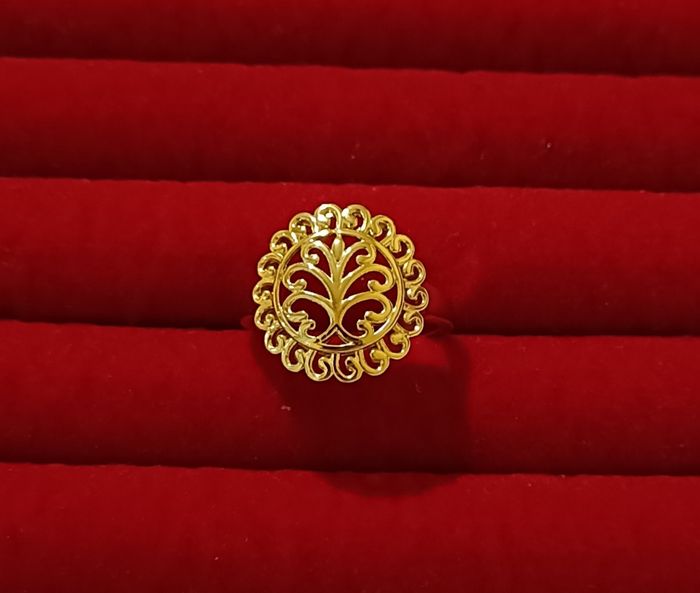 Bague plaqué or 18K - photo numéro 2