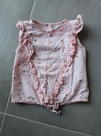 top blouse étoile 18 mois