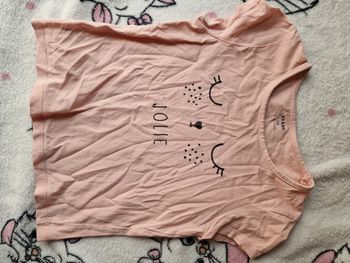 Tee shirt manche courte kiabi