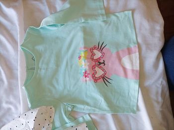 T-shirt manche longue + blouse