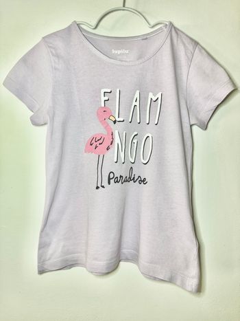 T-shirt mauve flamant rose /