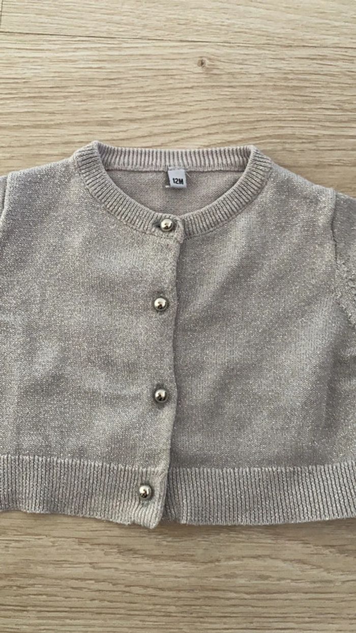 Boléro bébé fille taille 12 mois - photo numéro 2