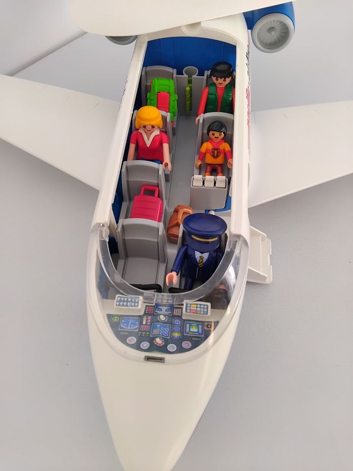 PLAYMOBIL Avion Pacific Airline et Bonhommes ✈️ - photo numéro 2