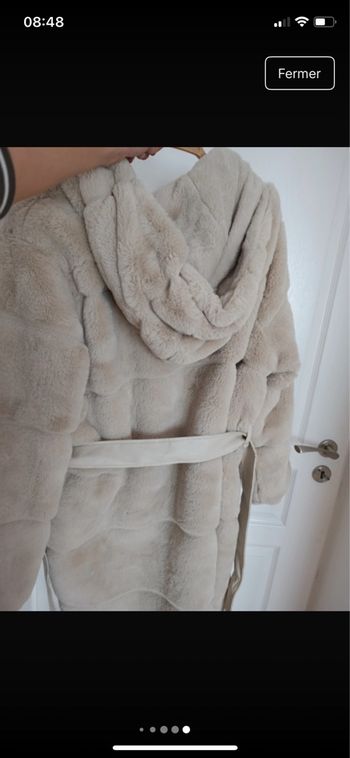 Manteau fourrure femme xl