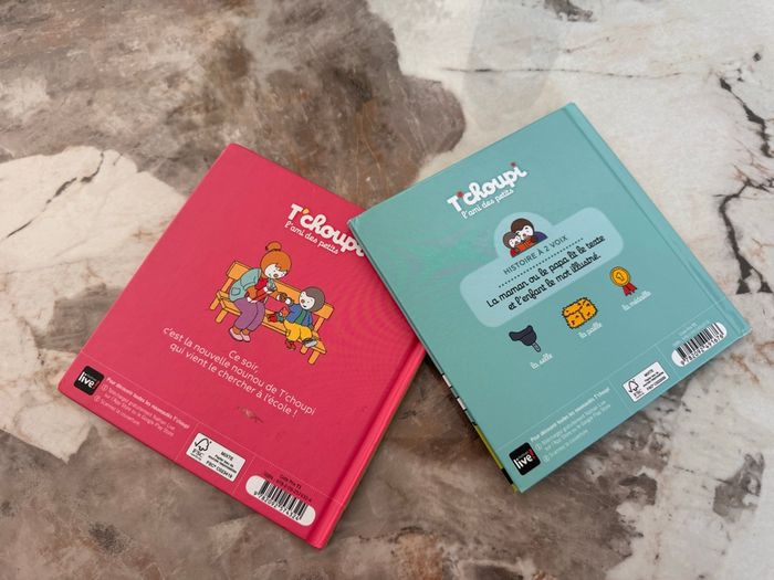 Lot deux livres t’choupi - photo numéro 1
