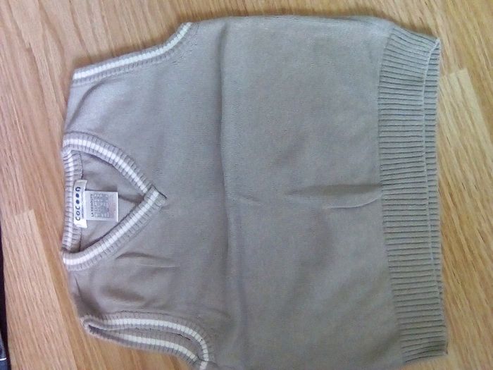 Pull sans manches la redoute garçon 2 ans