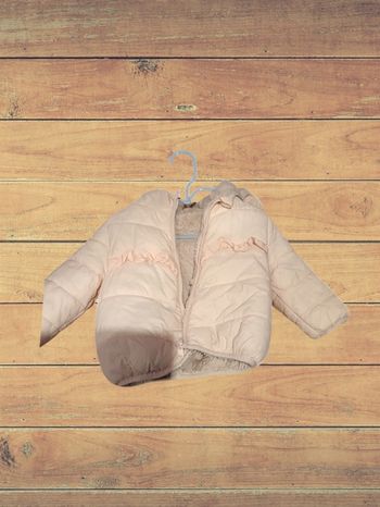 Jolie doudoune fille réversible