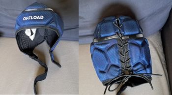 Chaussure rugby + casque