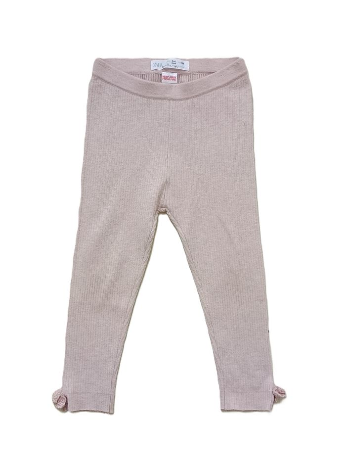 Legging rose à noeud. Zara. Taille 3 - 4 ans. 104 cm - photo numéro 1