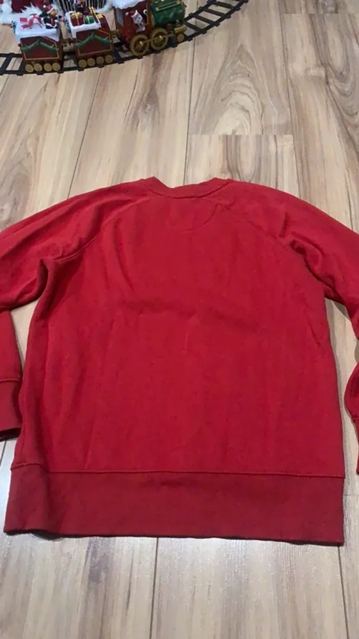 Sweat-shirt homme rouge - photo numéro 5