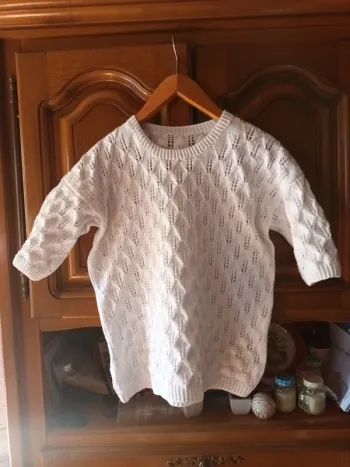 Tricot en coton fait main