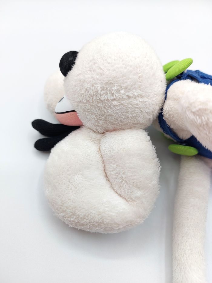 Peluche ancien doudou souris DIDDL DEPESCHE salopette bleu vert Super soft 25 cm - photo numéro 10