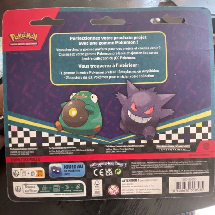 Pokémon duopack écarlate et violet forces temporelles mascarade avec gomme ectoplasme - photo numéro 2