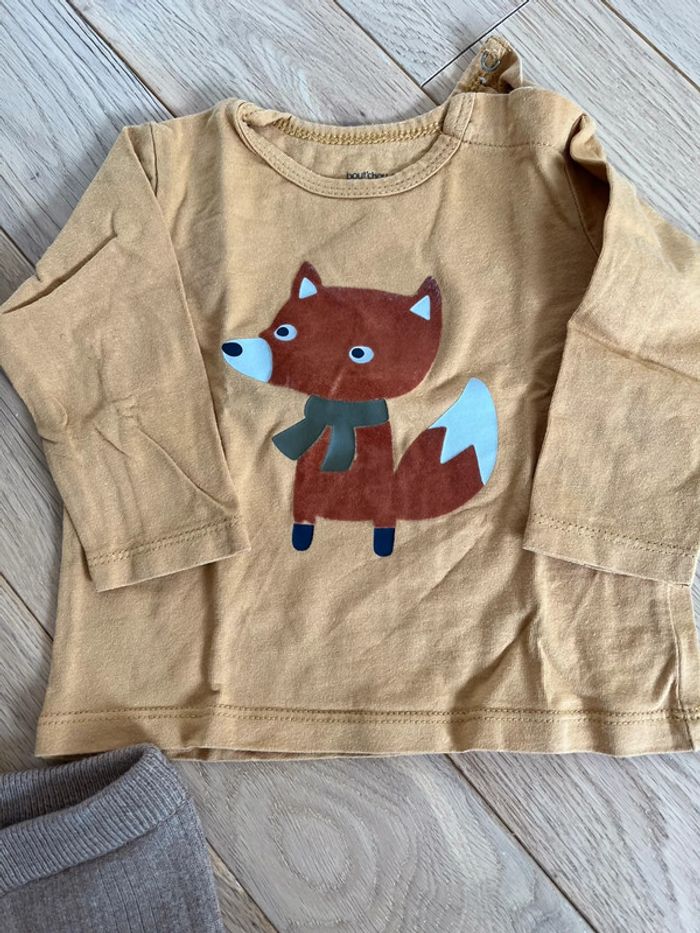 Tee shirt bout chou legging Zara 6 mois garçon hiver - photo numéro 3