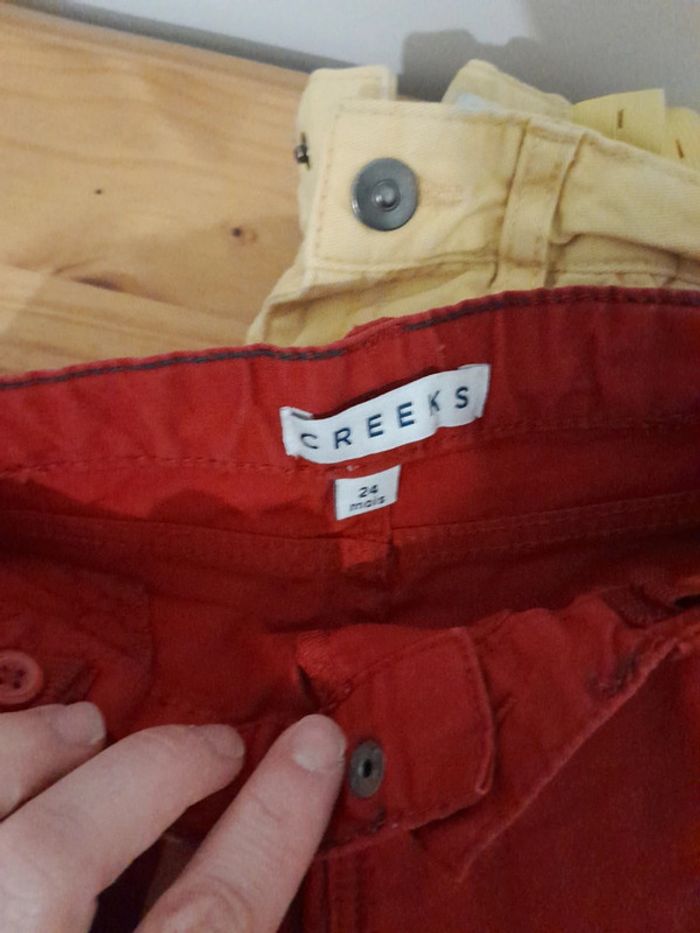 3 pantalons 24 mois très bon état Creeks - photo numéro 7