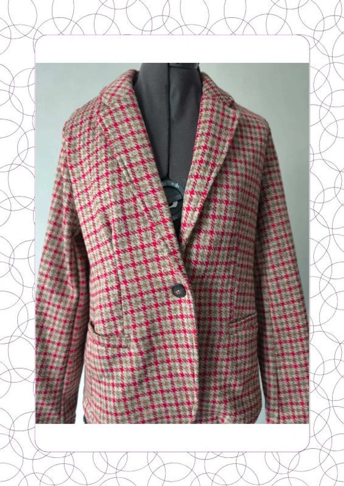 Veste a carreaux lands'end - photo numéro 3